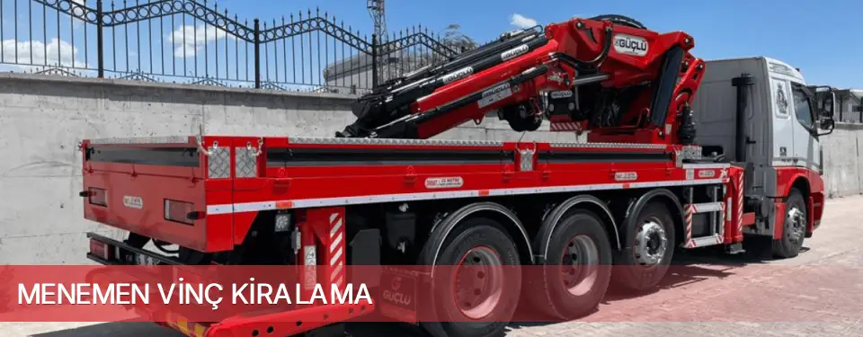 Menemen İlçemi Vinç Kiralama
